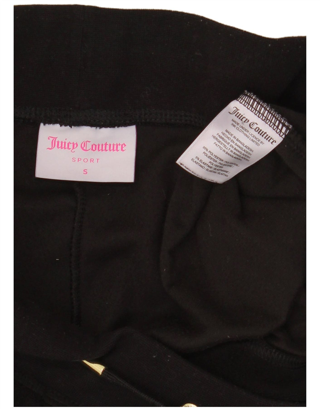 Γυναικείο αθλητικό σορτς JUICY COUTURE UK 10 Small Black Polyester