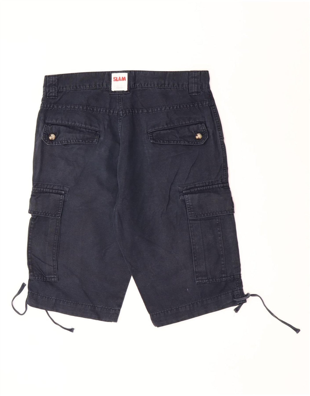 Slam Ανδρικό σορτς Cargo IT 46 Small W30 Navy Blue Cotton