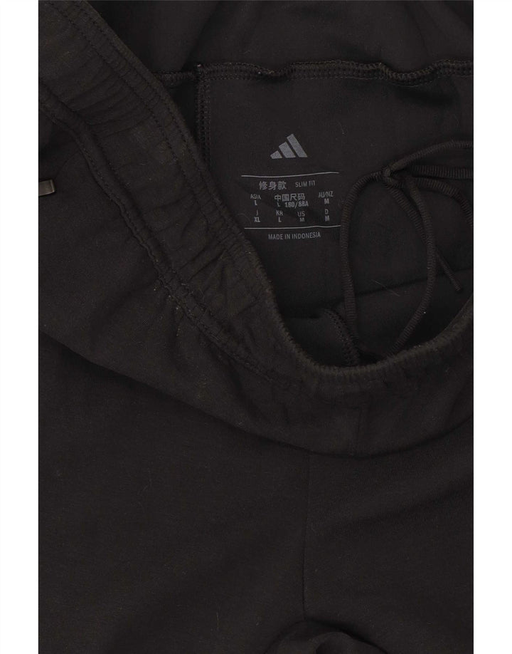 Ανδρική φόρμα Adidas Aeroready Slim Fit Παντελόνι Μεσαίο Μαύρο