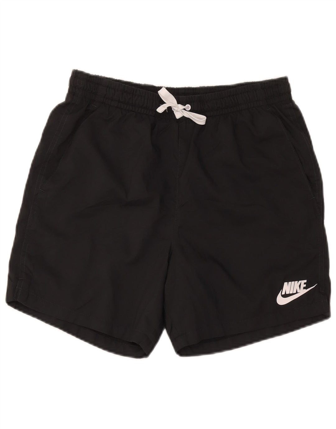 Ανδρικό σορτς κολύμβησης Nike από μεσαίο μαύρο πολυεστέρα