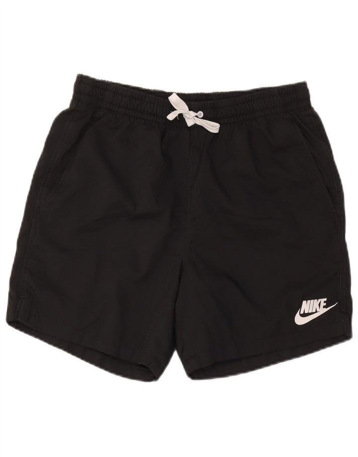 Ανδρικό σορτς κολύμβησης Nike από μεσαίο μαύρο πολυεστέρα