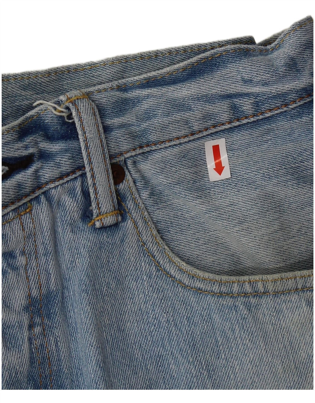Levi's Mens 501 Straight Jeans W32 L30 Blue Cotton