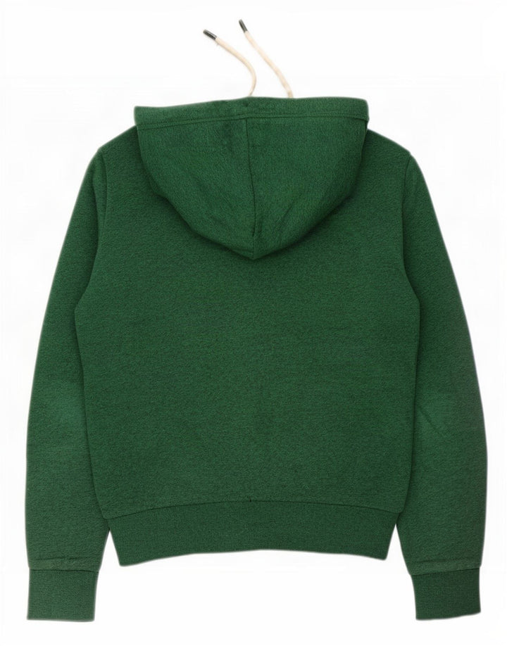Ανδρικό πουλόβερ με κουκούλα με φερμουάρ Superdry Βαμβακερό μεσαίο πράσινο