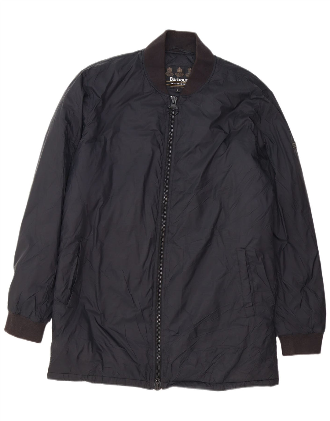 Ανδρικό παλτό Barbour Windbreaker UK 40 Large Navy Blue