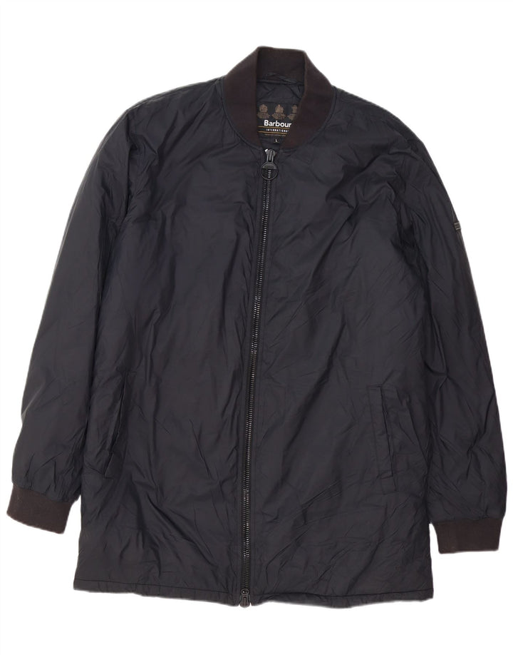 Ανδρικό παλτό Barbour Windbreaker UK 40 Large Navy Blue