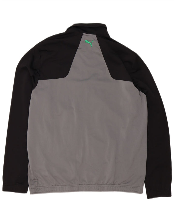Ανδρική φόρμα αθλητικής φόρμας Puma με γραφικά Loose Fit Top Jacket Small Grey Colourblock