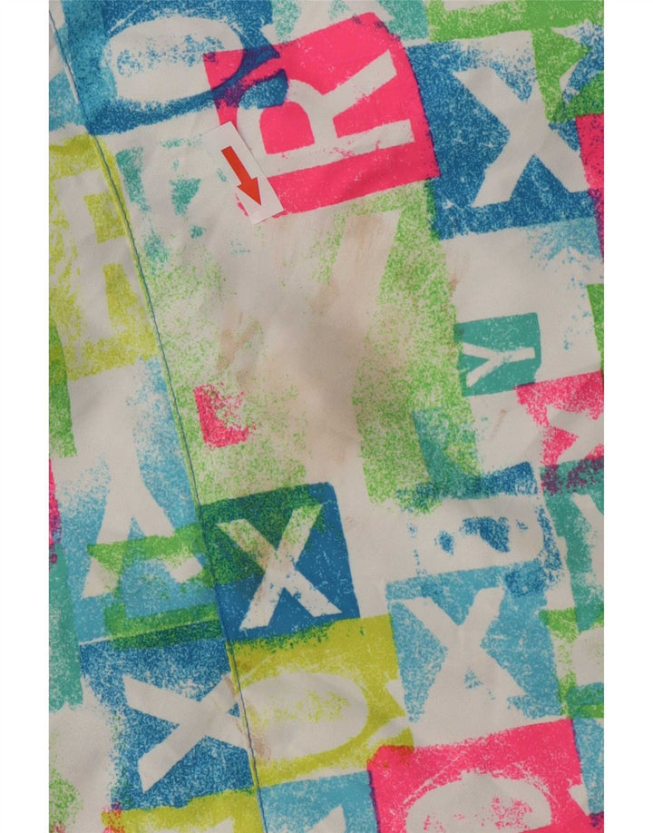 Roxy γυναικείο μπουφάν σκι με κουκούλα UK 14 Medium Multicolored Geometric