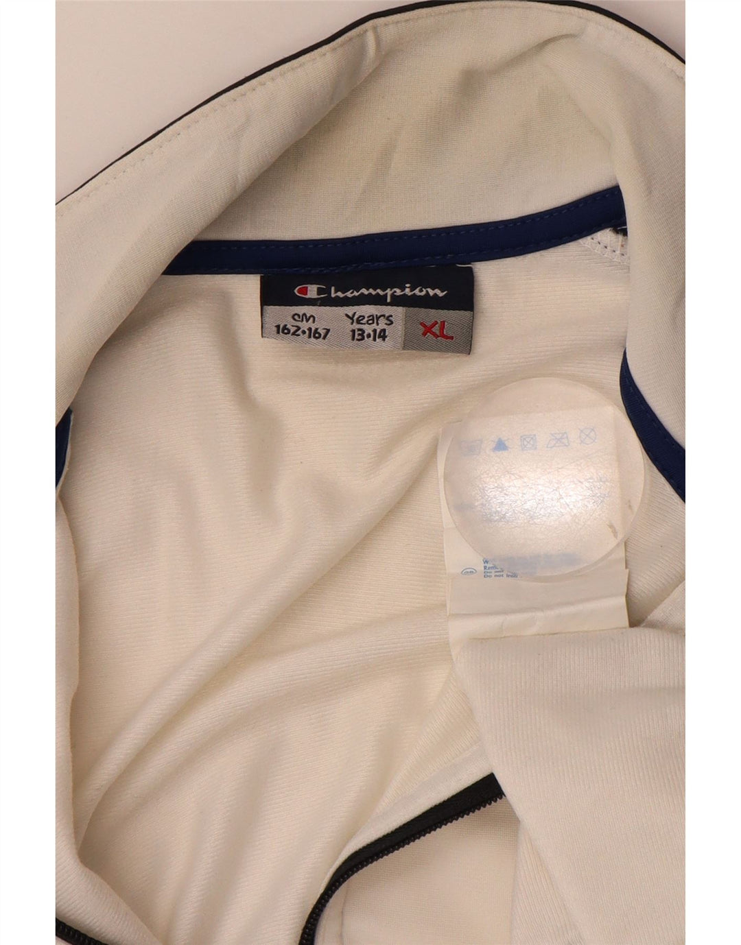 CHAMPION για αγόρια αθλητικά μπουφάν 13-14 ετών XL λευκό χρώμα