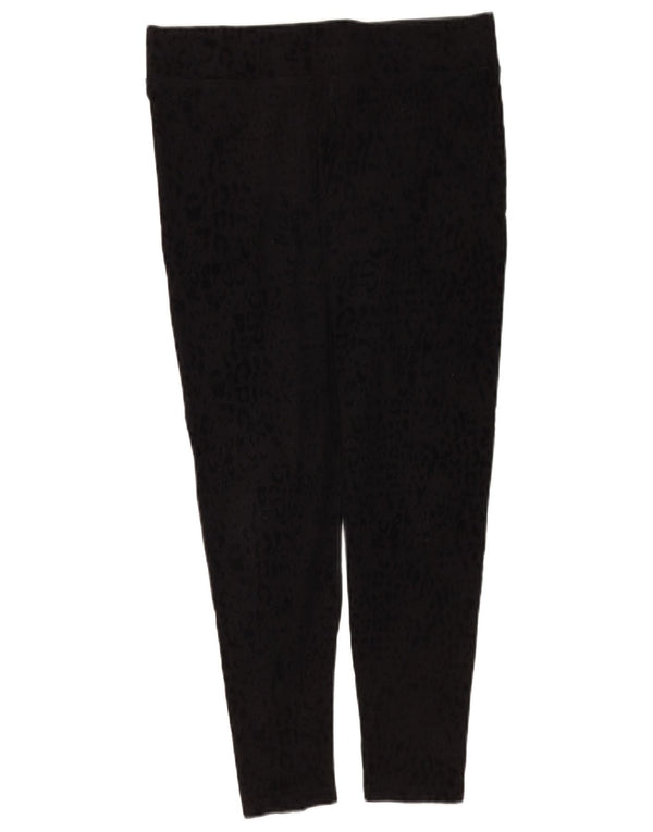 Γυναικείο κολάν Marks & Spencer UK 14 Large Black Animal Print Βαμβακερό