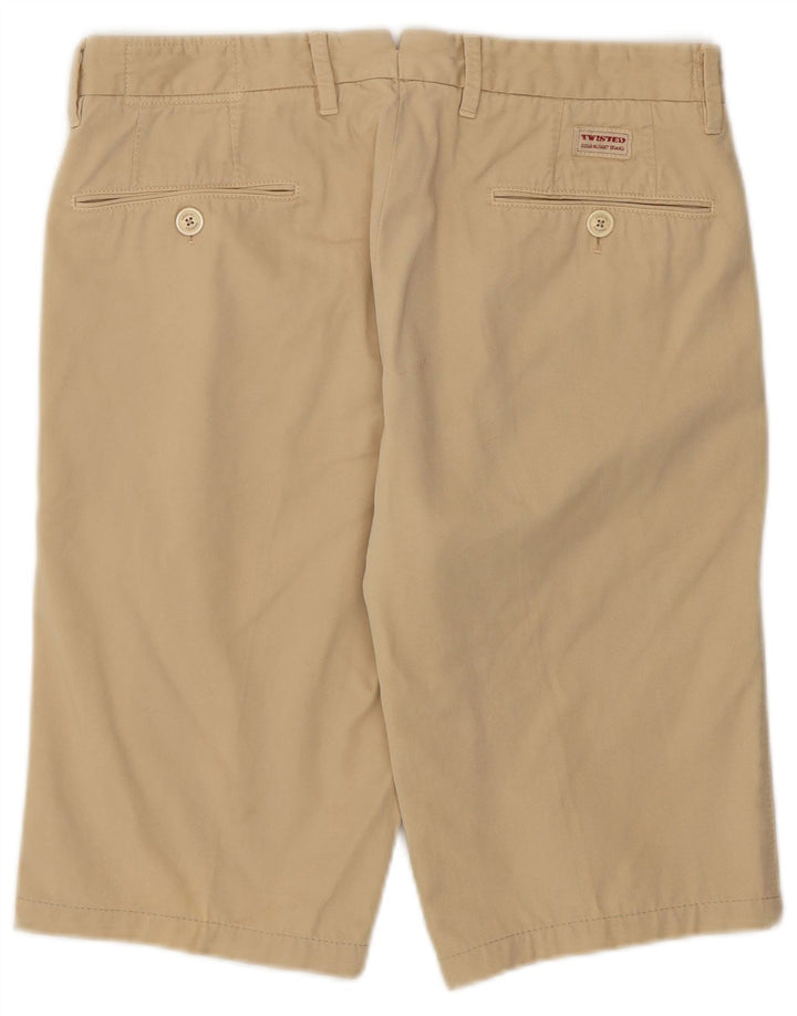 TWISTED TAILOR Ανδρικό σορτς Chino IT 46 Small W30 Beige βαμβακερό