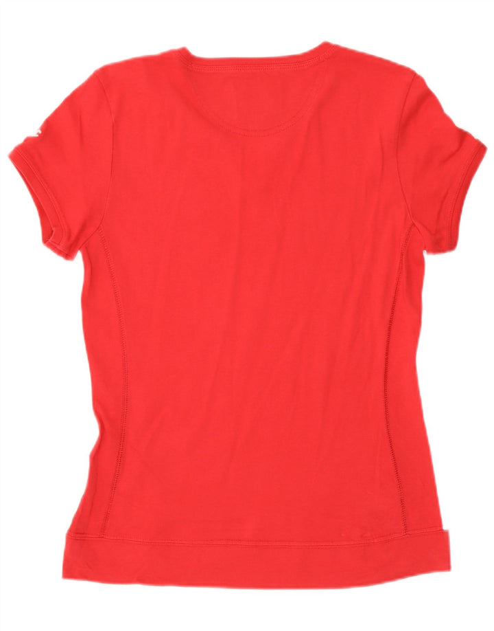 Champion Womens Heritage Classics T-Shirt Top UK 14 Large Red