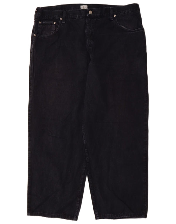 Ανδρικό φαρδύ τζιν CALVIN KLEIN W40 L27 Βαμβακερό Navy Blue