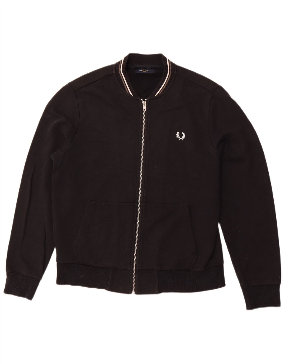 Ανδρική φόρμα FRED PERRY Top Jacket μεγάλο μαύρο βαμβακερό