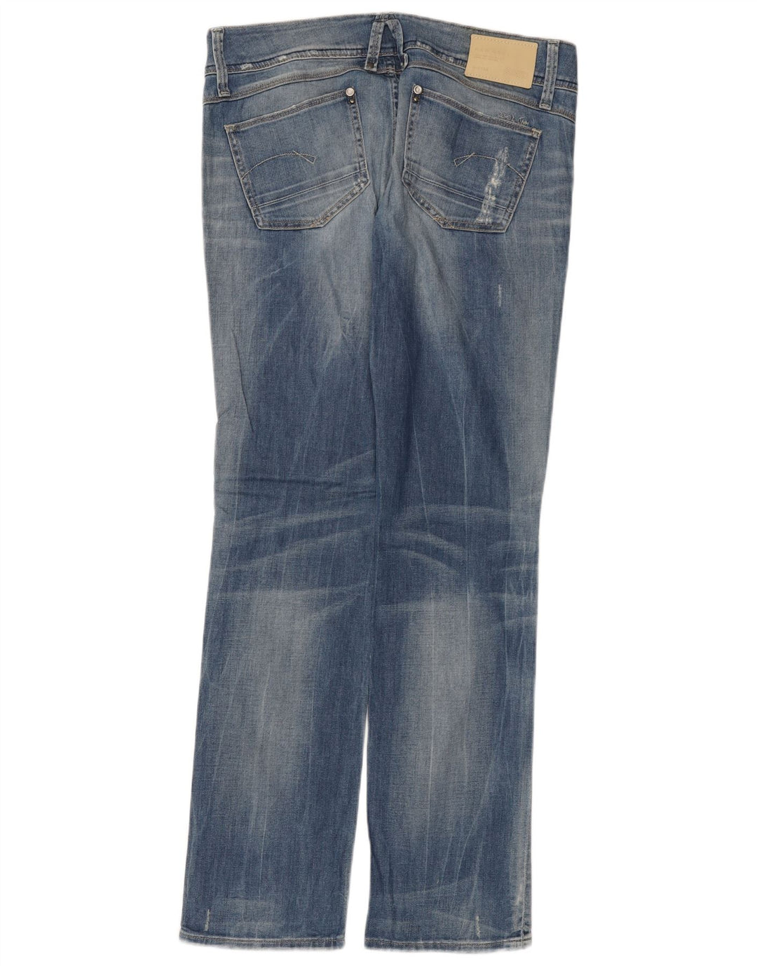 G-Star Γυναικείο Distressed Straight Jeans W31 L32 Μπλε βαμβακερό