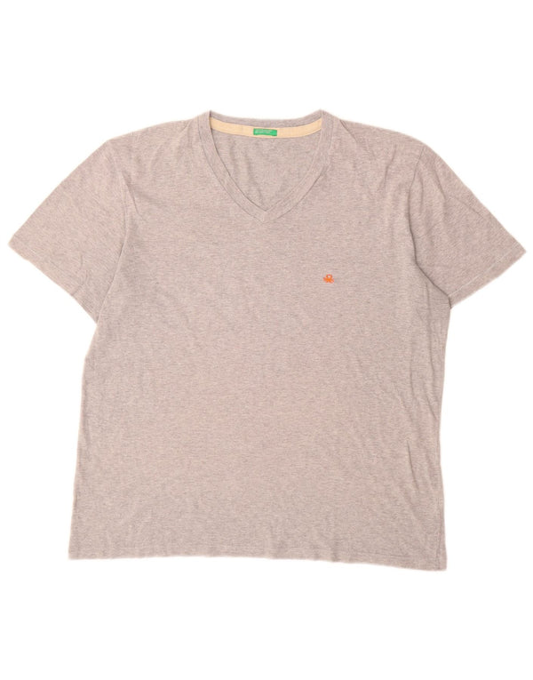 Ανδρικό T-Shirt Benetton Top Medium Grey Flecked