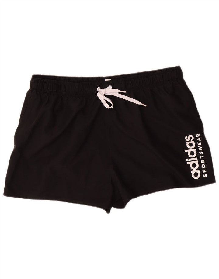 Ανδρικό γραφικό αθλητικό σορτς Adidas XL μαύρο