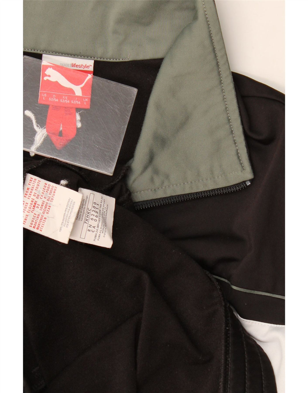 Ανδρική φόρμα PUMA Top Jacket Large Black Colourblock Polyester