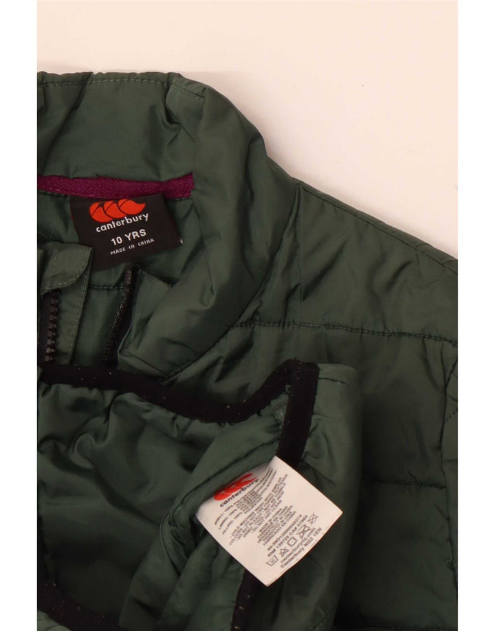 Canterbury Boys padded Jacket 9-10 Years Green Polyester