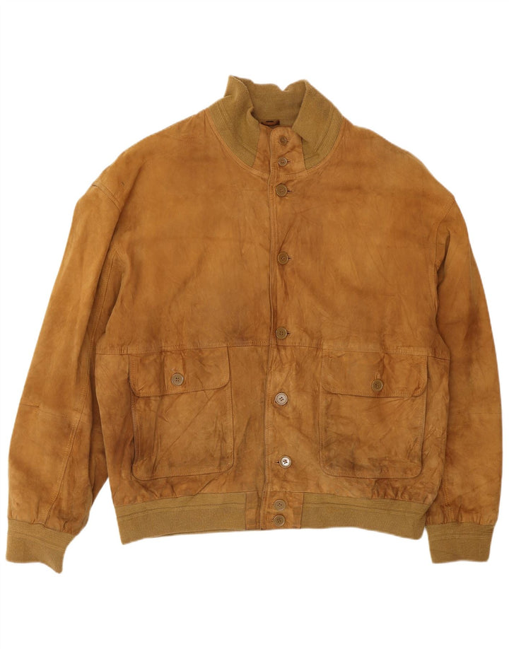 Ανδρικό τζάκετ Conbipel Suede Μέγεθος 58 2XL Δερμάτινο Μπεζ