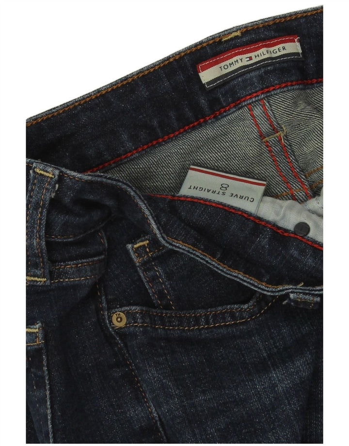 Tommy Hilfiger Womens Curve Straight Jeans US 8 Medium W30 L33 Blue