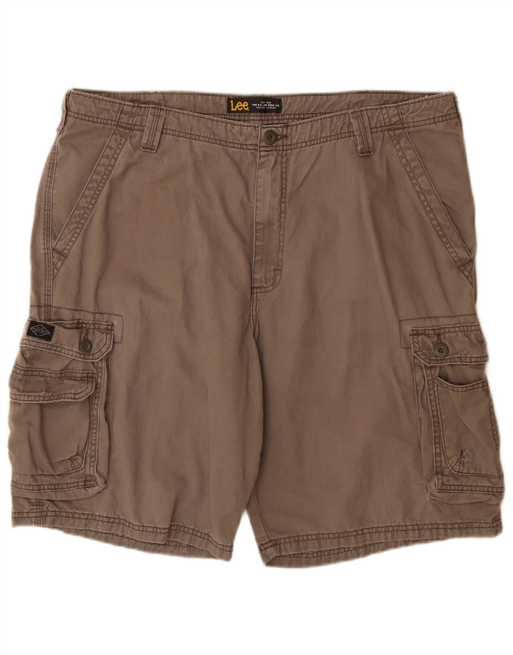 LEE Mens Cargo Shorts W40 XL Grey Cotton