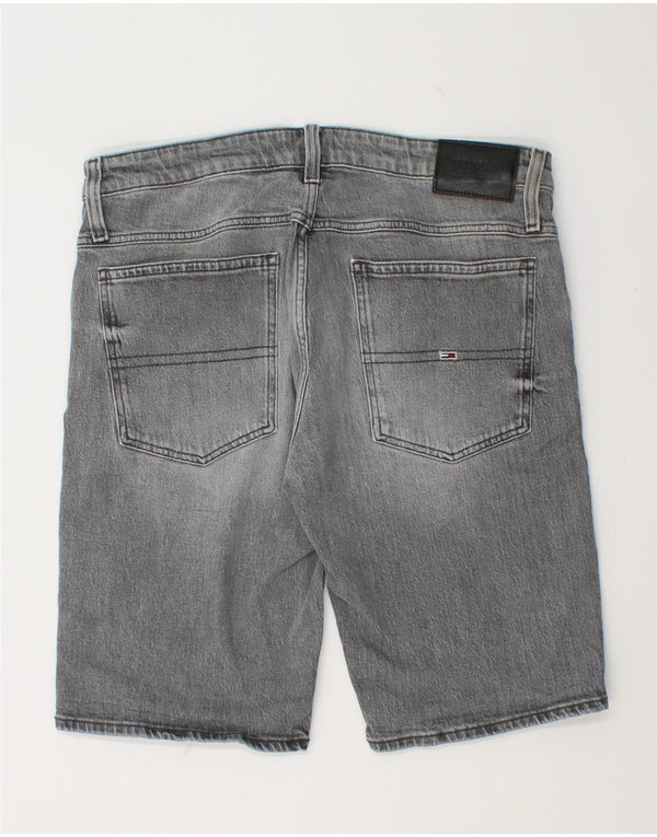 Tommy Hilfiger Mens Denim Shorts W36 Large Grey Cotton
