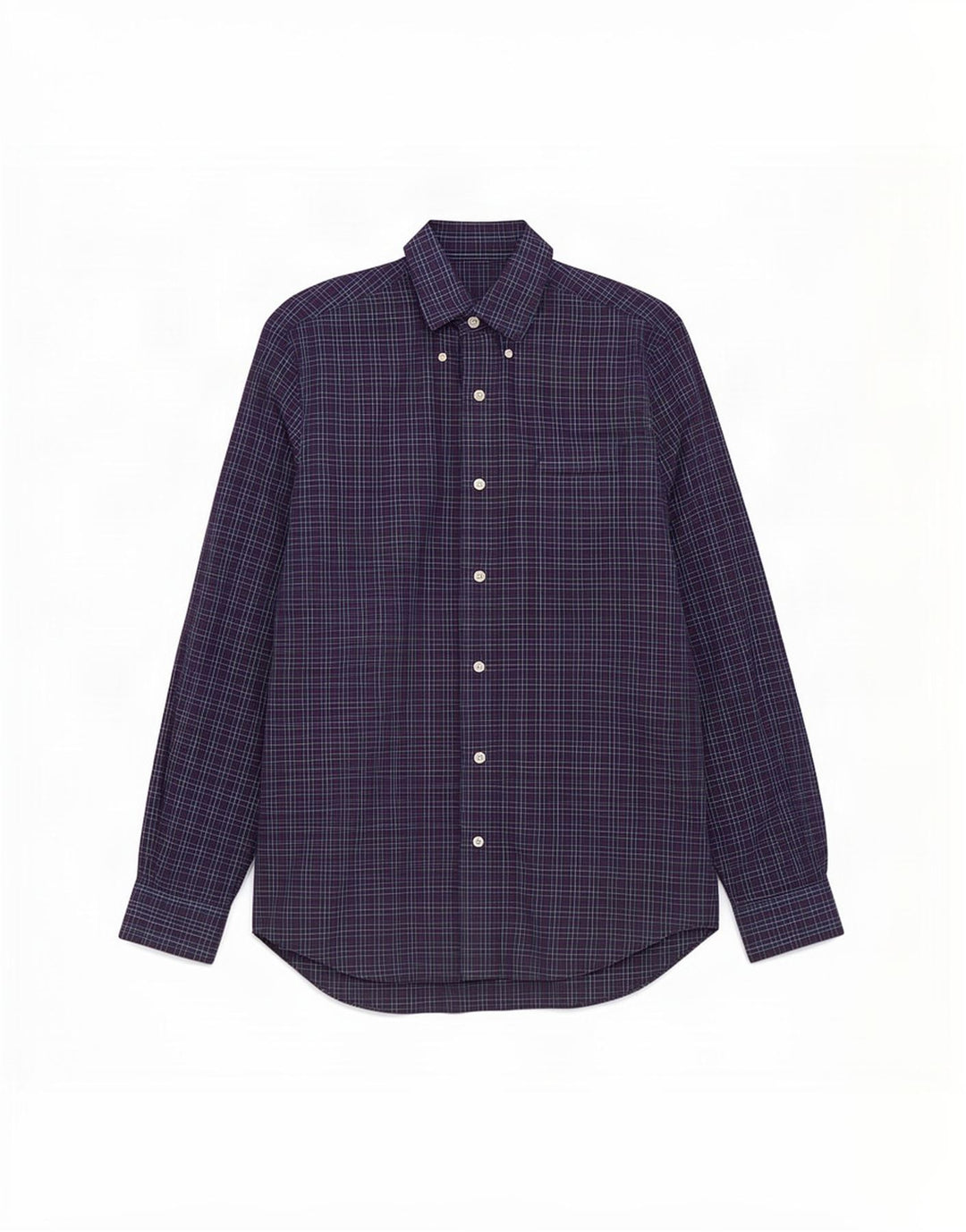 Ανδρικό πουκάμισο Nautica Small Navy Blue Check Cotton