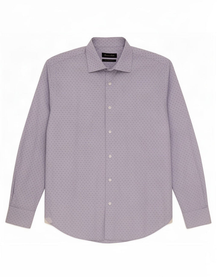 Ανδρικό πουκάμισο Massimo Dutti με μπλε στίγματα
