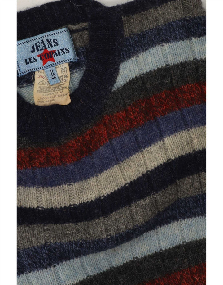 Ανδρικό πουλόβερ Les Copains Crew Neck Jumper IT 46 Small πολύχρωμο ριγέ