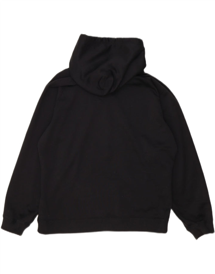 UNDER ARMOUR Mens Hoodie Jumper Large Black Vintage Under Armour and Second-Hand Under Armour from Messina Hembry 