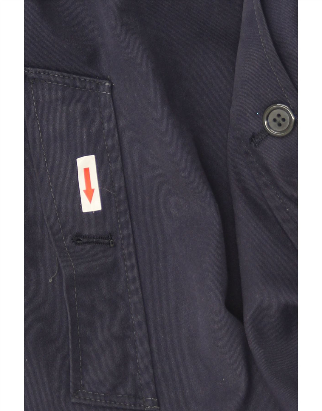 Vintage Ανδρικό Πανωφόρι IT 52 XL Navy Blue Polyester