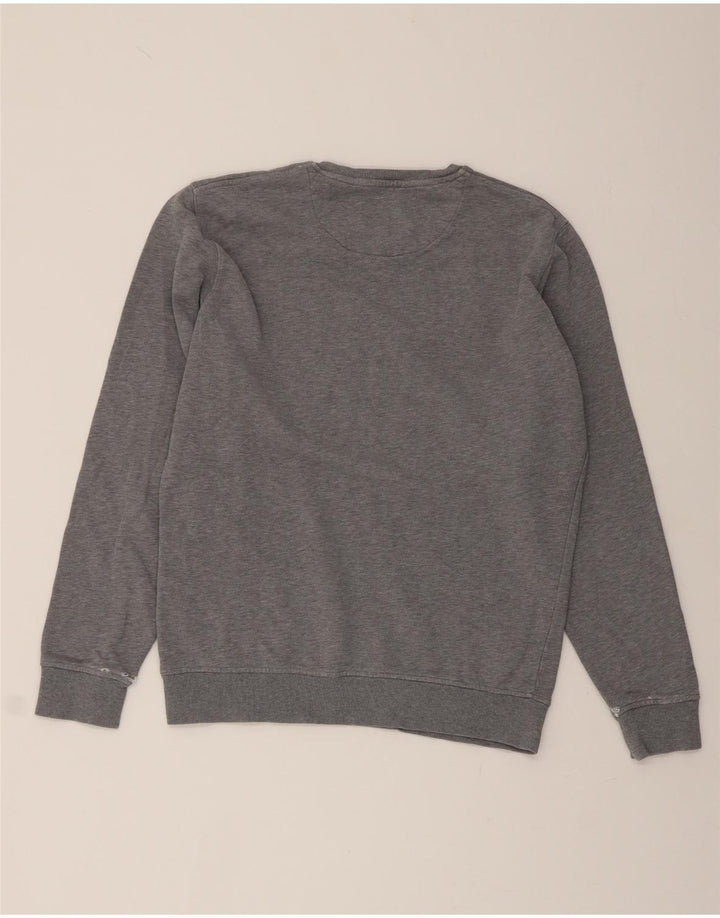 LYLE & SCOTT Mens Sweatshirt Jumper Large Grey Cotton Vintage Lyle & Scott and Second-Hand Lyle & Scott from Messina Hembry 