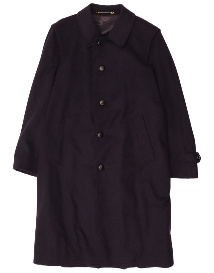 Ανδρικό πανωφόρι Pischl EU 50 Large Navy Blue Wool