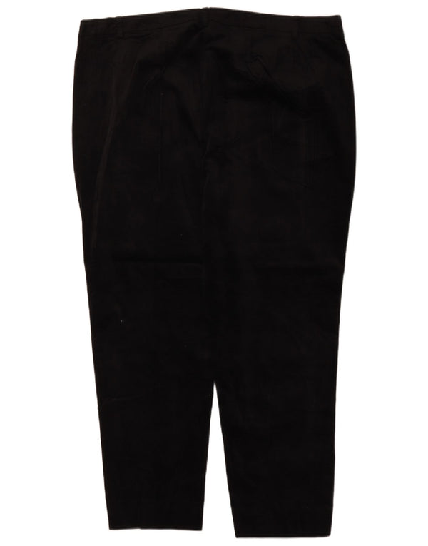 Marks & Spencer Γυναικείο Slim παντελόνι Chino UK 20 2XL W40 L27 Μαύρο βαμβακερό