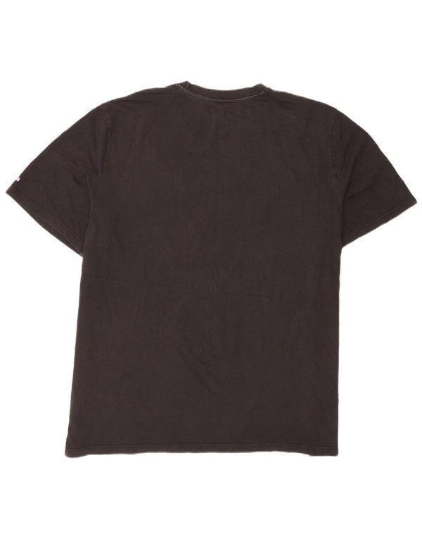 Ανδρικό γραφικό T-Shirt Adidas Top 2XL Μαύρο βαμβακερό