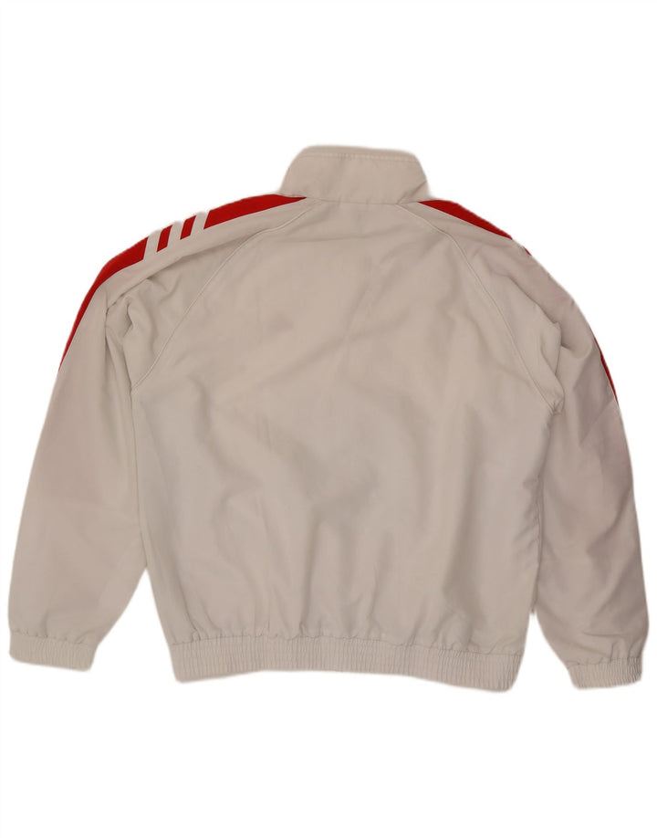 Ανδρική φόρμα Adidas Top Jacket UK 44/46 Large White Colourblock Polyester