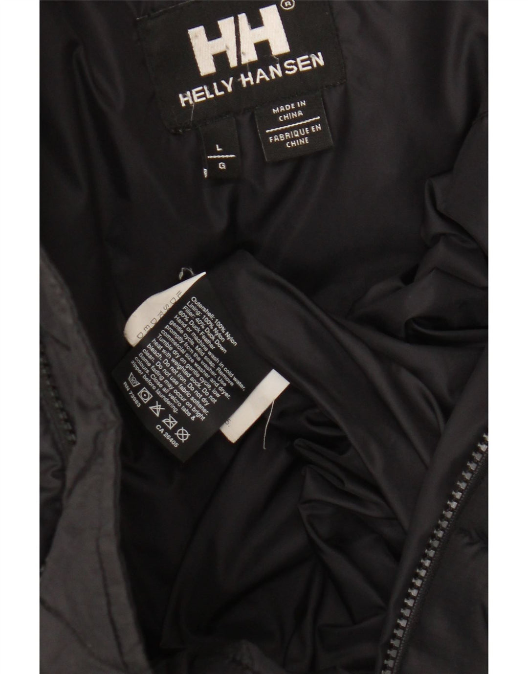 HELLY HANSEN Ανδρικό μπουφάν UK 40 Large Black Nylon