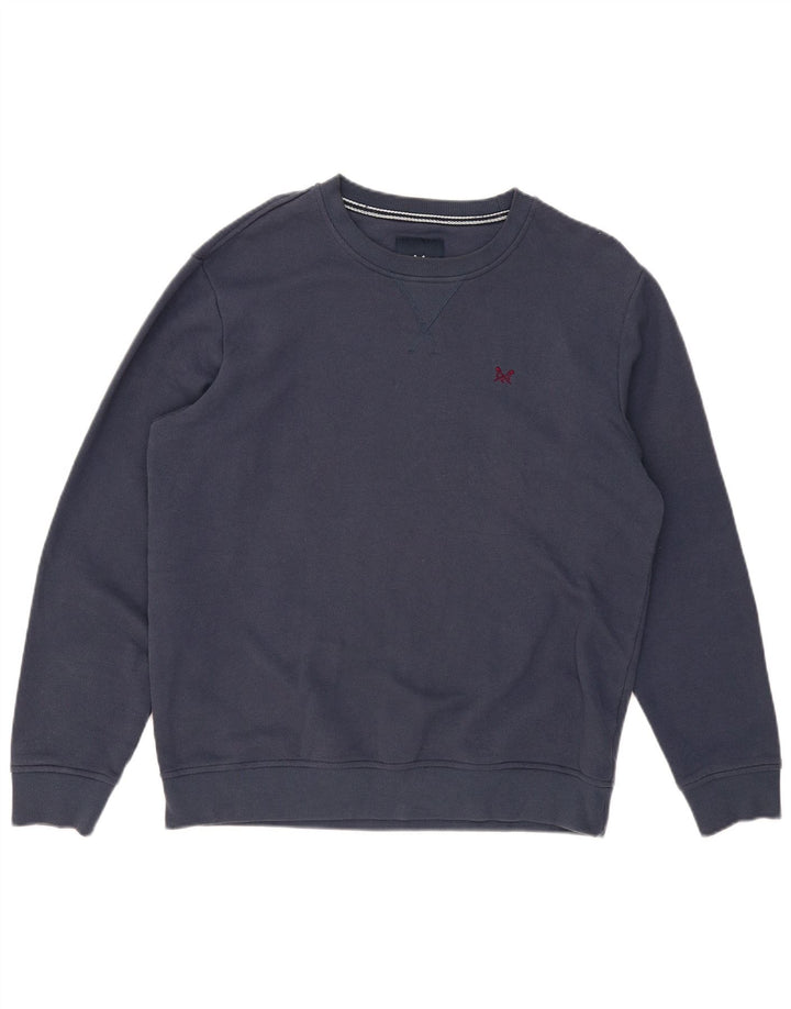 CREW CLOTHING Ανδρική φούτερ Jumper XL Navy Blue Cotton