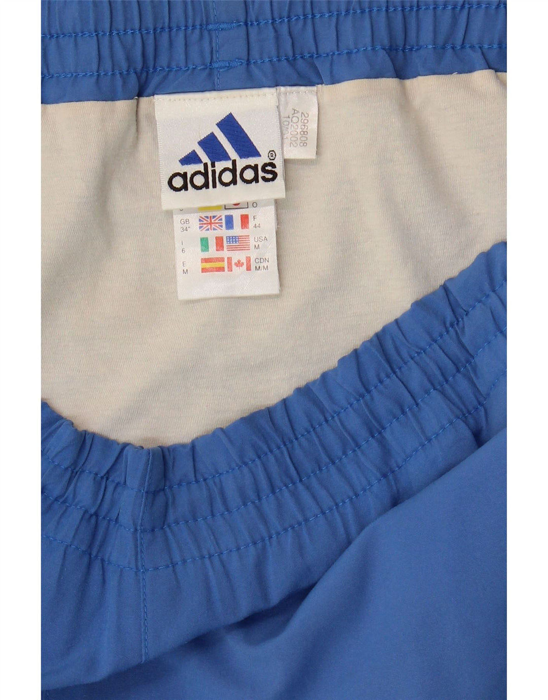 Ανδρικό αθλητικό σορτς Adidas από μεσαίο μπλε πολυεστέρα