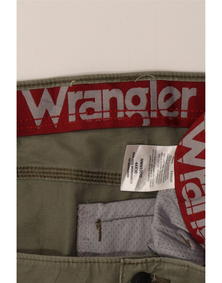 WRANGLER Ανδρικό ίσιο παντελόνι Cargo W44 L30 Πράσινο Βαμβακερό