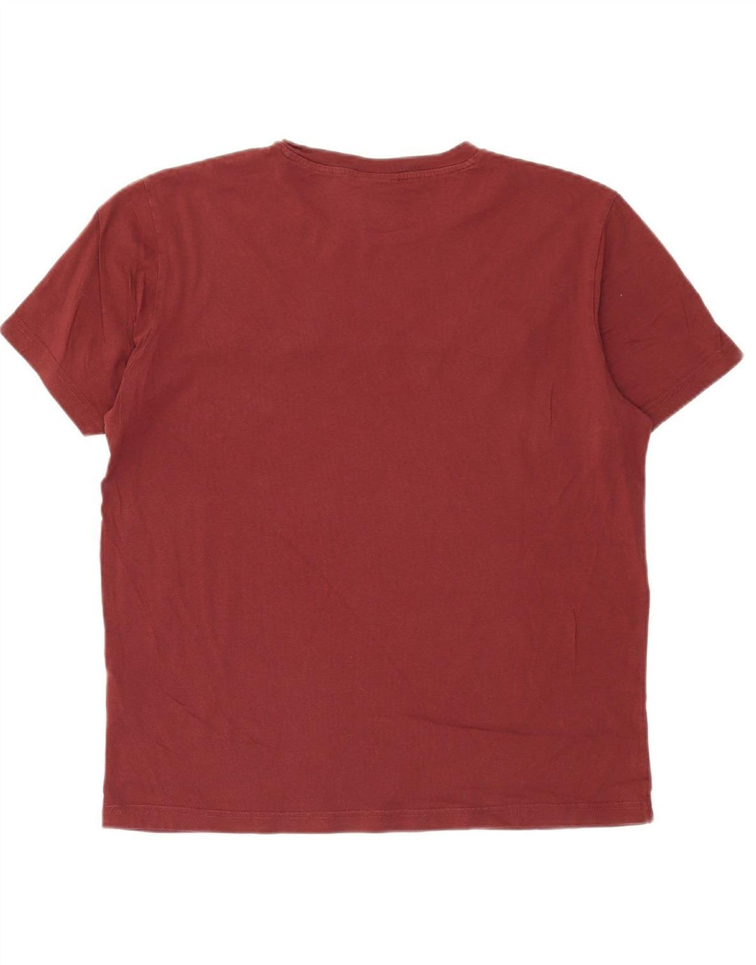 CHAMPION Mens Graphic T-Shirt Top Large Maroon Cotton