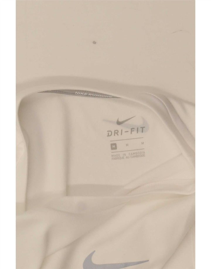 Ανδρικό μπλουζάκι Nike Dri Fit, μεσαίο λευκό