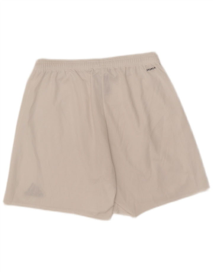 Ανδρικό σορτς Adidas Aeroready Αθλητικό μεσαίο λευκό πολυεστέρα
