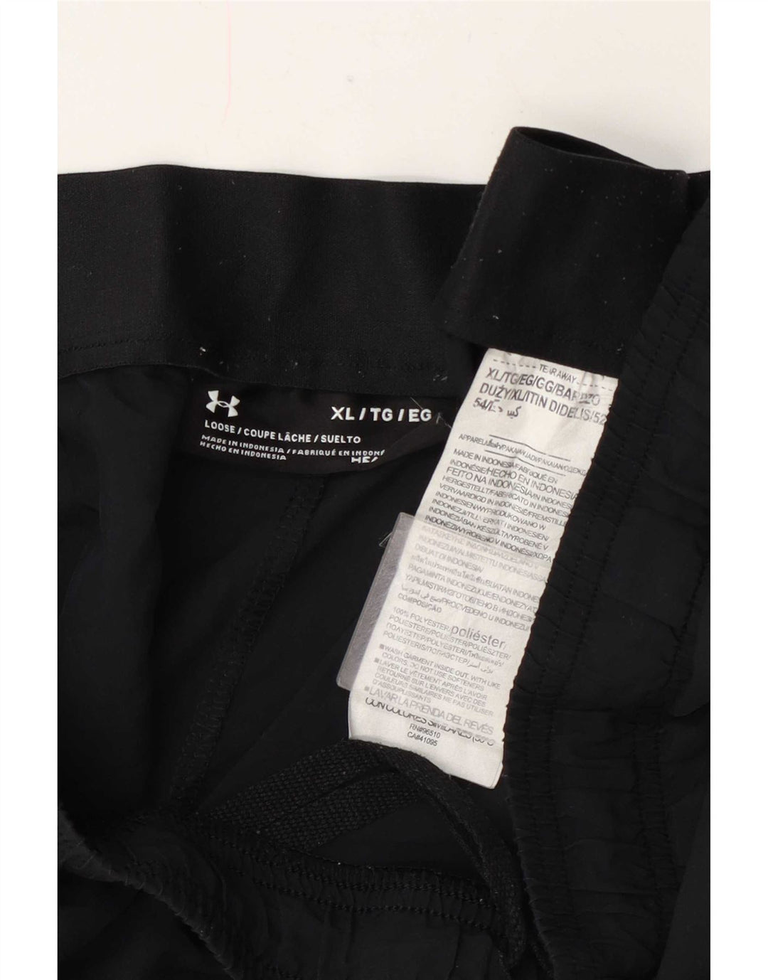 Ανδρικό κανονικό αθλητικό σορτς Under Armour XL μαύρο πολυεστέρα