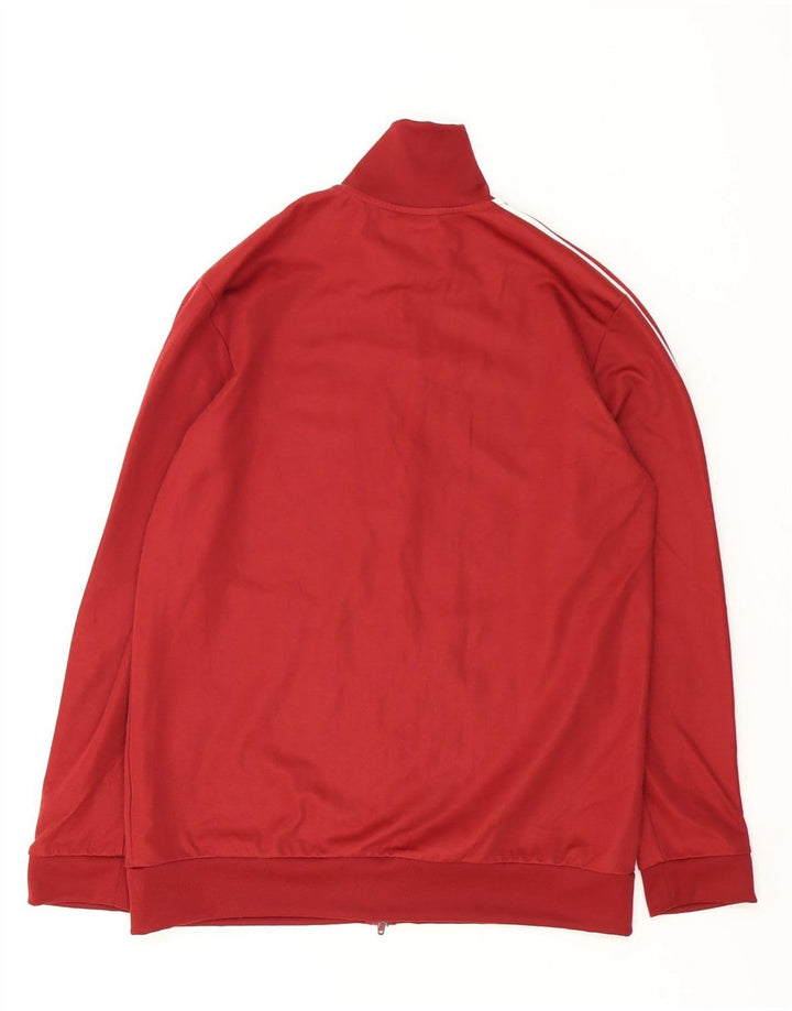 Ανδρική αθλητική φόρμα Adidas Top μπουφάν μεγάλο μπορντό πολυεστέρα