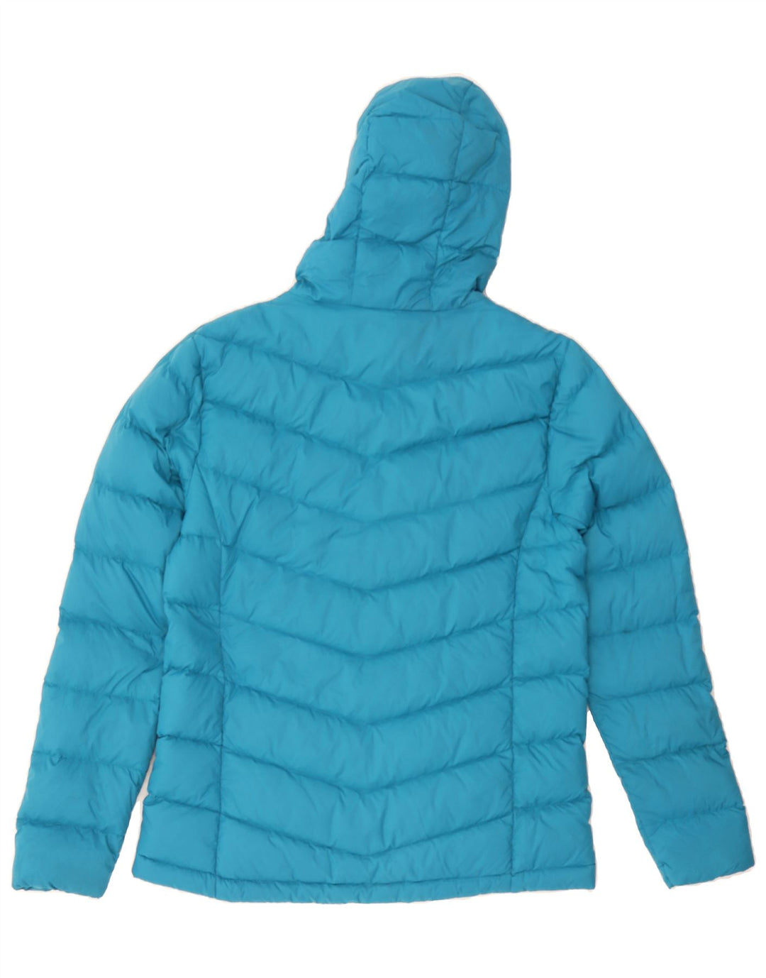EDDIE BAUER Womens Hooded Padded Jacket UK 10 Small Blue Nylon Vintage Eddie Bauer and Second-Hand Eddie Bauer from Messina Hembry 