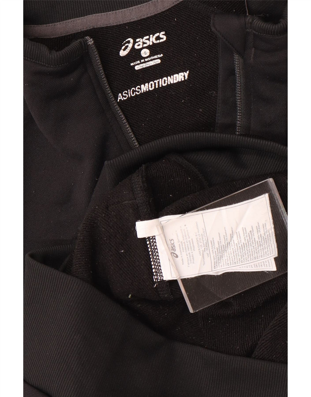 Ανδρική φόρμα Asics Top Jacket Μικρό Μαύρο Πολυεστέρα