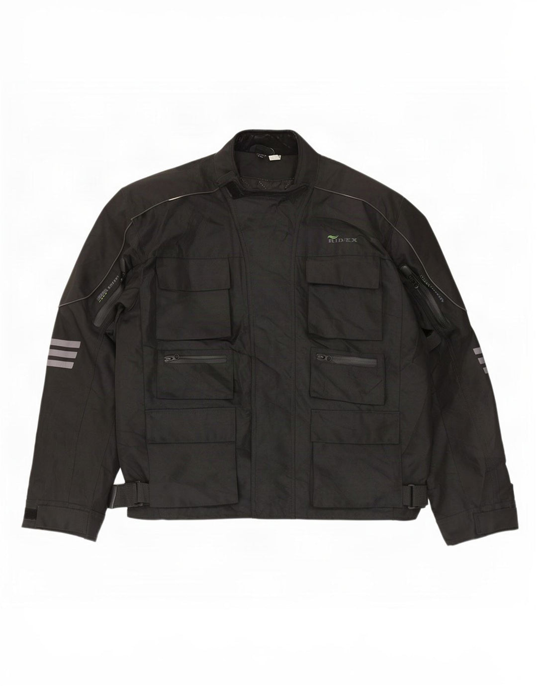 Ridex Mens Racer Jacket UK 44 2XL Μαύρο
