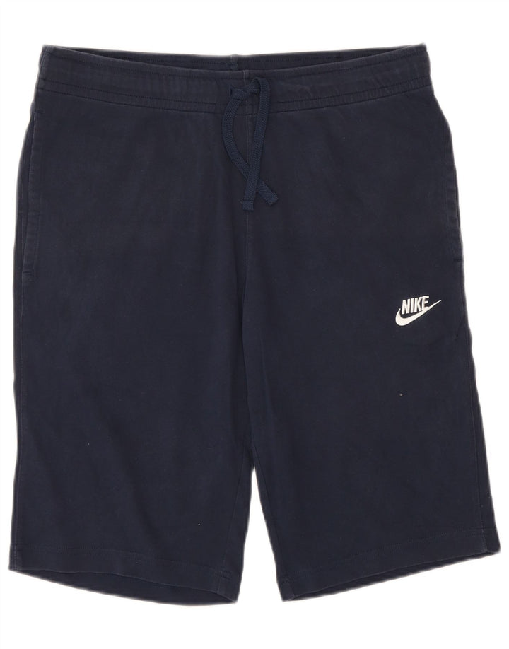 Ανδρικό αθλητικό σορτς Nike από βαμβακερό μπλε ναυτικό