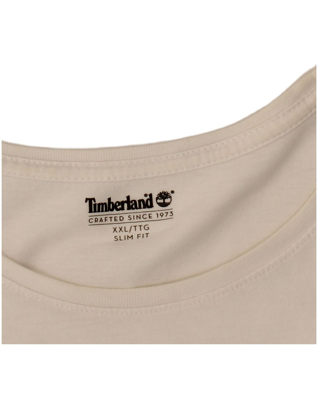 Ανδρικό T-Shirt Timberland Slim Fit Top 2XL Λευκό